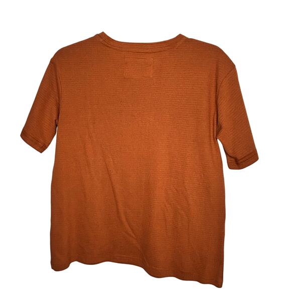 Sovreign Code Boys Rusty Orange Boys Short Sleeve Top Size Large 14/16 New - Picture 2 of 10
